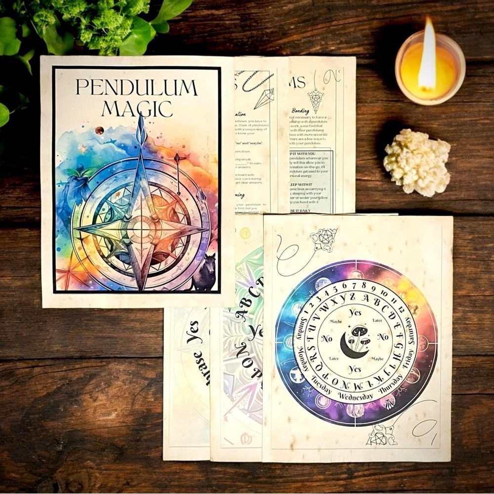 Pendulum Magic Grimoire Pages